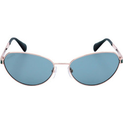 Max & Co MO0111 30N Γυναικεία Γυαλιά Ηλίου Cat Eye Μεταλλικά Χρυσά με Μπλε Φακό