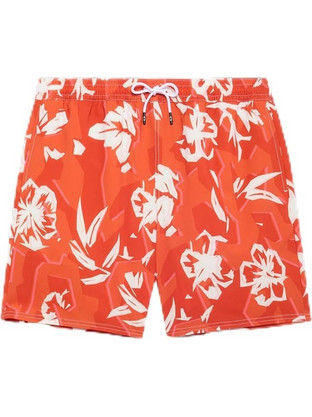 Oakley Canary Palms Rc 18" Ανδρικό Μαγιό Σορτς Floral Κόκκινο F0A405399