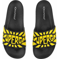 Superga Ανδρικές Παντόφλες Καλοκαιρινές Κολυμβητηρίου Μαύρες S2121JWBL