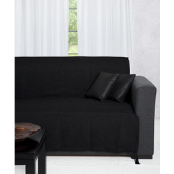 Silk Fashion Ριχτάρι Τριθέσιου Καναπέ 180x300 9925 Μαύρο