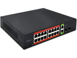 Qoltec 52292 Unmanaged L2 Switch με 16 Θύρες Ethernet 1000Mbps και 2 SFP θύρες