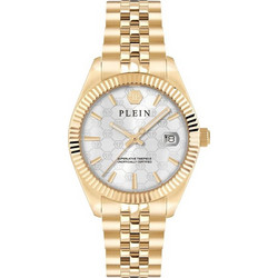 Philipp Plein Date Superlative Γυναικείο Ρολόι με Χρυσό Μεταλλικό Μπρασελέ PWYFA1026