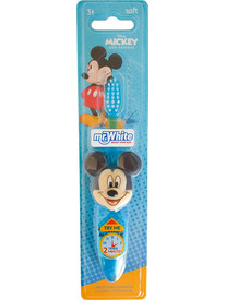 Mr.White Mickey Mouse Flashing Soft Παιδική Oδοντόβουρτσα Μπλε