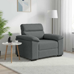 vidaXL Πολυθρόνα Ανθρακί 4105288