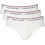 Tommy Hilfiger Premium Essential Ανδρικά Σλιπ Βαμβακερά Λευκά 3Pack 1U87903766-100
