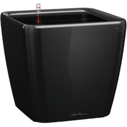 Lechuza Quadro 28 Ls Premium Αυτοποτιζόμενη Γλάστρα Εσωτερικού Χώρου Τετράγωνη Πλαστική Μαύρη 28x28x26cm 16149