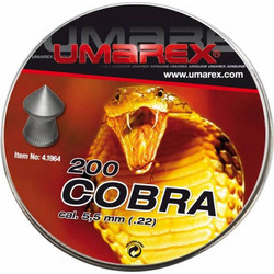 Umarex Cobra Βολίδες Pellets Αεροβόλου 5.5mm Μολυβένιες 1.02g / 8.7gr 200τμχ 4.1964
