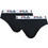 Fila Ανδρικά Σλιπ Βαμβακερά Μαύρα 2Pack FU5015-200