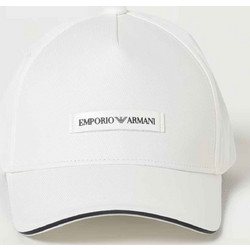 Emporio Armani Καπέλο Jockey Υφασμάτινο Λευκό 627921CC99141510
