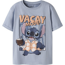Name It Lilo & Stitch Παιδικό T-Shirt Κοντομάνικο Γαλάζιο 13255671
