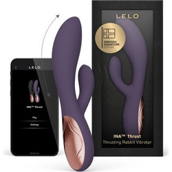 LELO Ina Thrust Rabbit Vibrator Δονητής Rabbit Μωβ