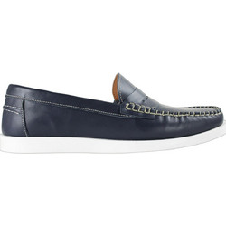Ridge Ανδρικά Μοκασίνια Loafers Δερμάτινα Navy Μπλε 302
