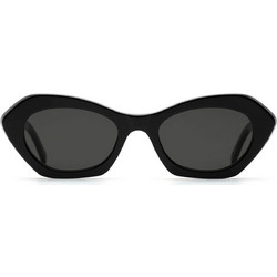 RetroSuperFuture BILLY 7OU Γυναικεία Γυαλιά Ηλίου Cat Eye Κοκάλινα Μαύρα με Μαύρο Φακό