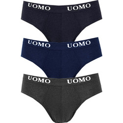Uomo Ανδρικά Σλιπ Βαμβακερά 3Pack 1017-3