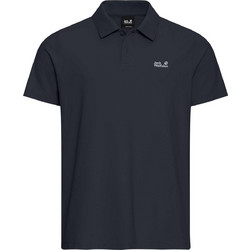 Jack Wolfskin Ανδρική Μπλούζα Polo Κοντομάνικη Navy Μπλε A65902-C0413