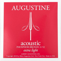 Augustine Strings Σετ 6 Χορδές Ακουστικής Κιθάρας Phosphor Bronze 11-52" Extra Light Tension