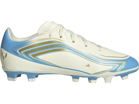 Adidas F50 Messi Club MG IH1915 Παιδικά Ποδοσφαιρικά Παπούτσια με Τάπες Λευκά