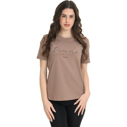 Target Γυναικείο Αθλητικό T-Shirt Καφέ S26-65500-51