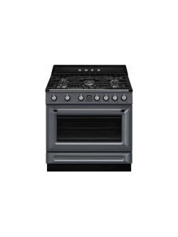Smeg TR90GMGR Κουζίνα Ηλεκτρική 115lt με Εστίες Αερίου 90cm