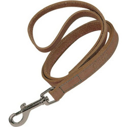 Gloria Pets Oasis Λουρί Σκύλου Δερμάτινο 1m x 15mm Καφέ