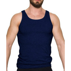 Apple Boxer Αμάνικο Ανδρικό Φανελάκι Βαμβακερό Navy Μπλε 0310340