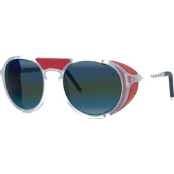 Vuarnet VU40023U 0126W0 Ανδρικά Γυαλιά Ηλίου Aviator Κοκάλινα Διαφανή με Μπλε Φακό