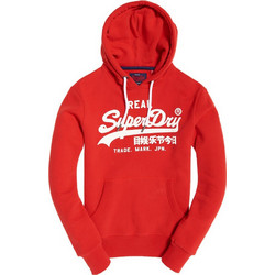 Superdry Ανδρικό Αθλητικό Φούτερ με Κουκούλα Κόκκινο M20365IR-VR3
