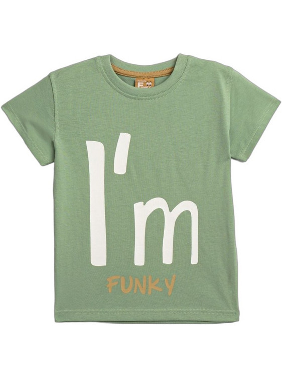 Funky Παιδικό T-Shirt Κοντομάνικο Πράσινο Mint 126-305120-1