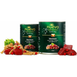 Nuevo Super Premium Adult Grain Free with Venison & Noodles 3x400gr