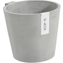 Ecopots Amsterdam Κρεμαστή Γλάστρα Στρογγυλή Πλαστική Γκρι 20x17.5cm 31770-4646