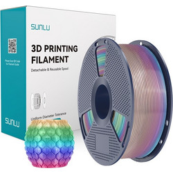 Sunlu PLA 1.75mm Transparent Rainbow 04 1Kg