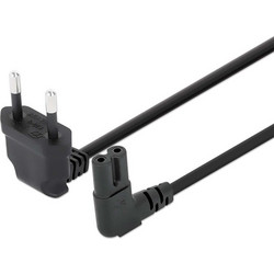 Manhattan 356879 Καλώδιο Τροφοδοσίας Euro to IEC C7 3m