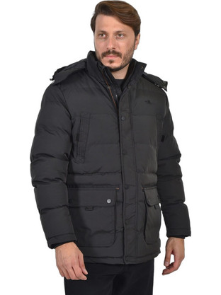 Castor Ανδρικό Μπουφάν Χειμωνιάτικο Puffer Μαύρο 1138