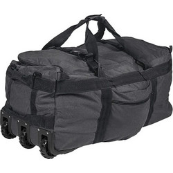 Mil-Tec Combat 391655 Σακ Βουαγιάζ 118lt με Ρόδες Μαύρο