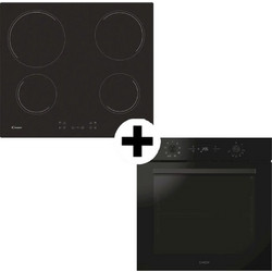 Candy Φούρνος Ηλεκτρικός Άνω Πάγκου 78lt 59cm CH64CCB με Κεραμικές Εστίες CA6NP3T3H