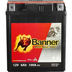 Banner Μπαταρία Μοτοσυκλέτας YTX7L-BS 100A 6Ah