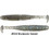 Issei Umitaro Caramel Shad 3.5 Τεχνητό Δόλωμα Ψαράκι 8.89cm 024