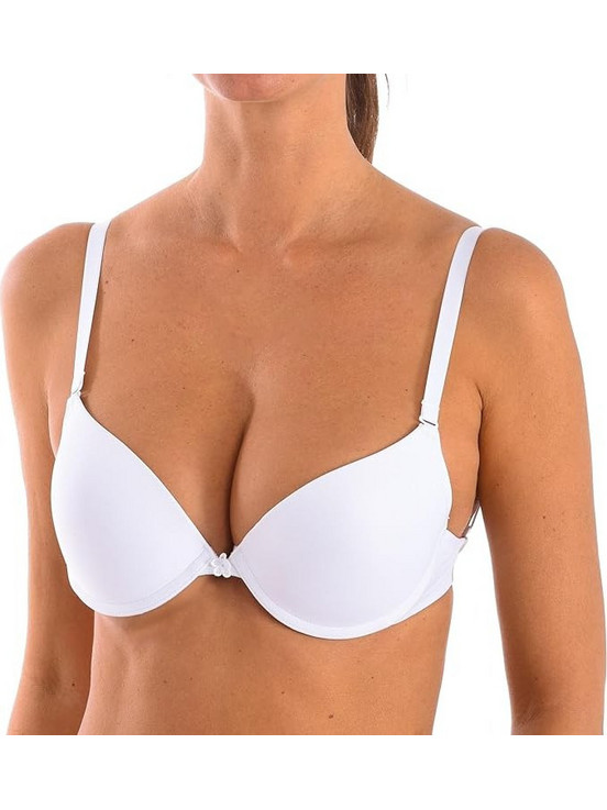 Selene Lola Σουτιέν για Βαθύ Ντεκολτέ Push Up με Μπανέλα Λευκό
