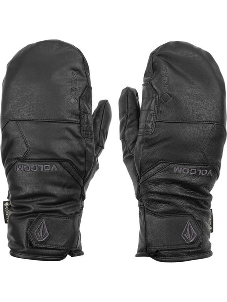 Volcom Gaaas Αδιάβροχα Ανδρικά Γάντια Σκι & Snowboard με Μεμβράνη Gore-Tex Μαύρα