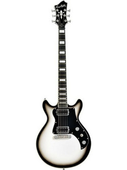 Hagstrom Megin Ηλεκτρική Κιθάρα Double Cut με Μαγνήτες HH Grey Burst