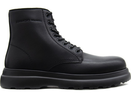 Armani Exchange Ανδρικά Μποτάκια Δερμάτινα Μαύρα XM003646-AF17328-UC001