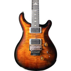 PRS Guitars Custom 24 Floyd Ηλεκτρική Κιθάρα Double Cut με Μαγνήτες HH & Ταστιέρα Ebony Black Gold Wraparound Burst