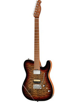 Harley Benton Fusion-T II Ηλεκτρική Κιθάρα T Style με Μαγνήτες HH & Ταστιέρα Maple Quilt Dusk Glow