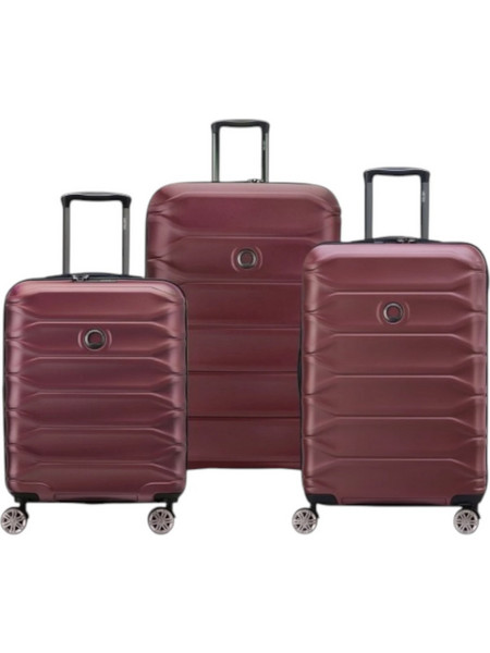 Delsey Meteor 386798604 Σετ Βαλίτσες 3τμχ Μπορντό