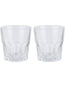 Plastona Σετ Ποτήρια Νερού Γυάλινα 250ml 2τμχ 03.90110