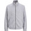 Jack & Jones Ανδρική Ζακέτα Φούτερ με Φερμουάρ Γκρι 12298690