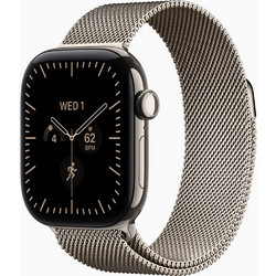 Apple Watch Series 12 Cellular 42mm Titanium Natural Milanese Loop Natural