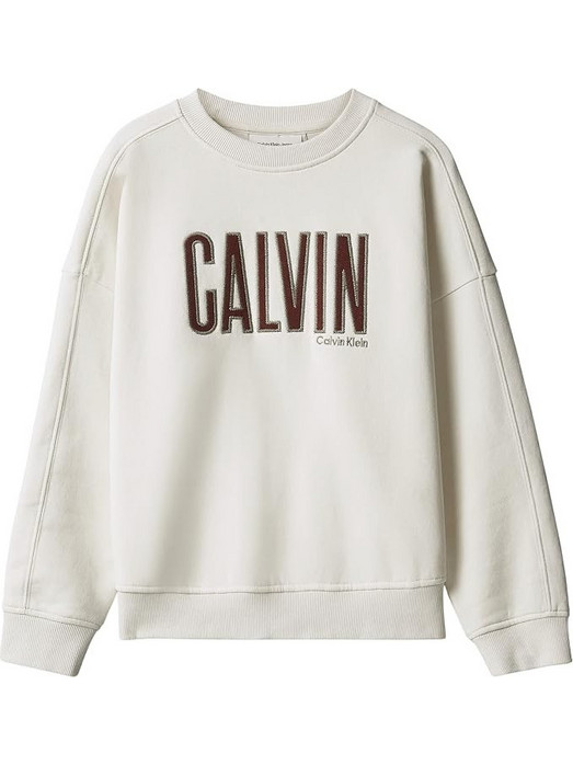 Calvin Klein Παιδικό Φούτερ Μπεζ LVCKFJB31B-CKS