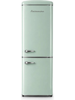 Ravanson LKK-315RM Retro Ψυγειοκαταψύκτης 315lt Full No Frost Υ194.3xΠ59.7xΒ70.7cm Πράσινος