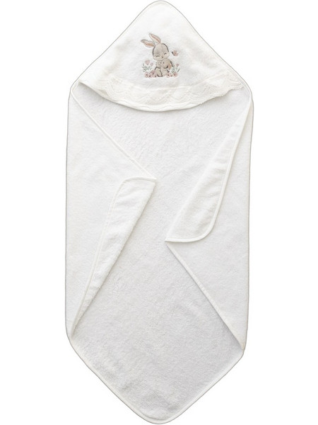 Nima Sweet Baby Βρεφικό Μπουρνούζι Κάπα Λευκό 75x75cm